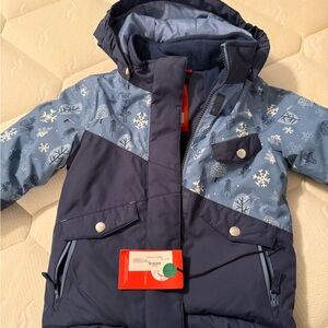 2T Ulula Toddler Ski Jacket - Blue, New Never used with Tags